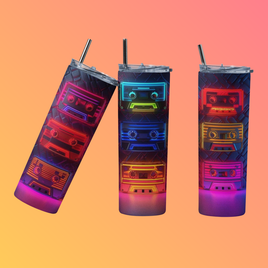 Custom Mix Tape Tumbler